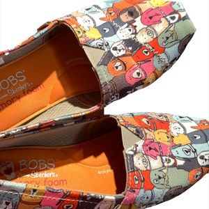 Bobs Colorful Memory Foam Dog Shoes